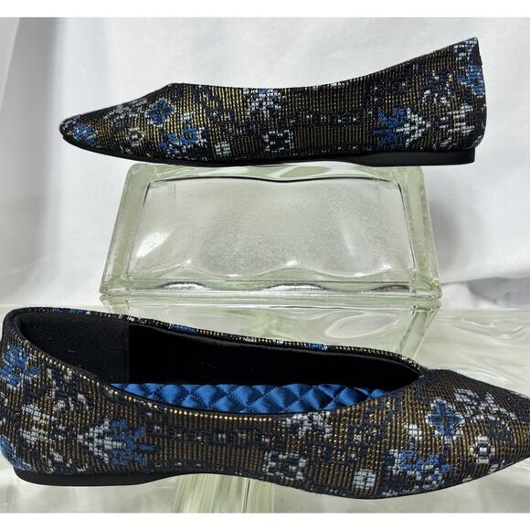 Birdies Blue Goldfinch Polyester Flat Size 8.5 Excellent Condition - Picture 1 of 7